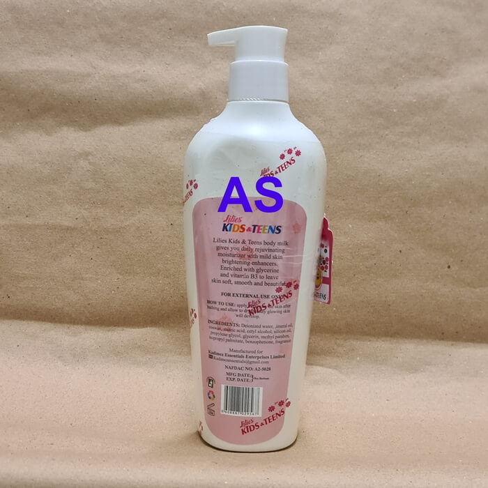 Lilies Kids & Teens Body Milk 400ml